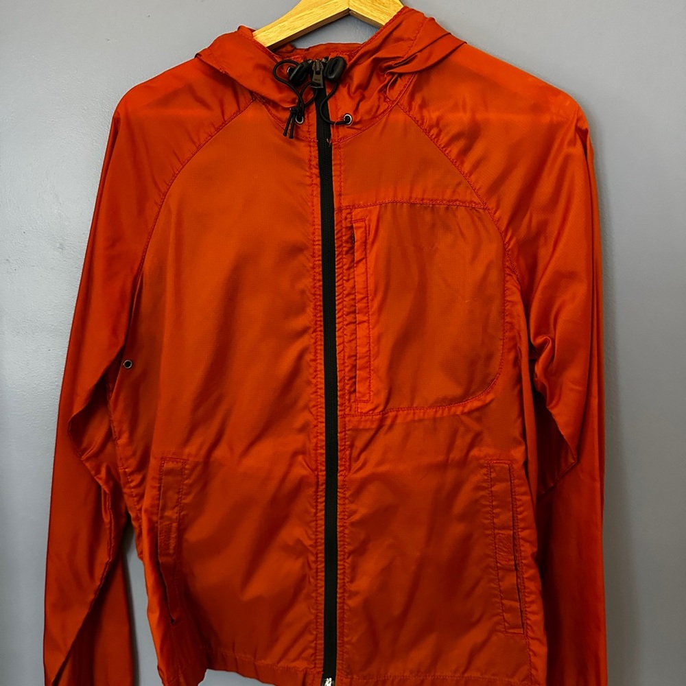 Men's Orange windbreaker